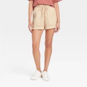 NWT! Targets Universal Thread Linen Utility Shorts